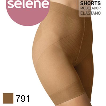 .Shorts Modelador Elastano (ST369) - Pó de Arroz