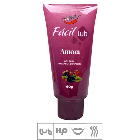 Lubrificante Fácil Lub Beijável 60g - (ST968) - Amora