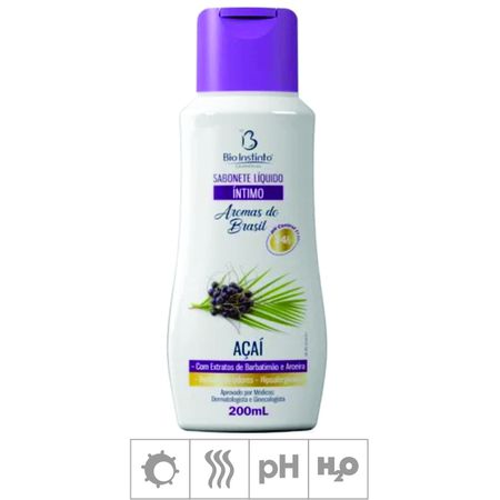 Sabonete Feminino Íntimo Aromas do Brasil 200ml (ST974) - Açaí