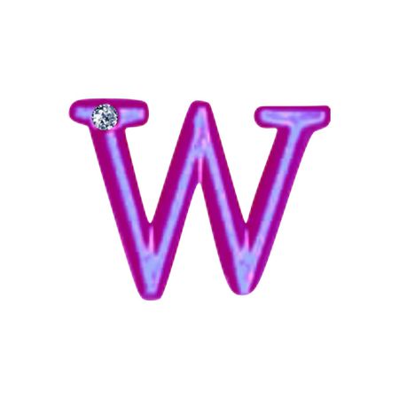 Letras Para Personalização Rosa (HA180R) - W