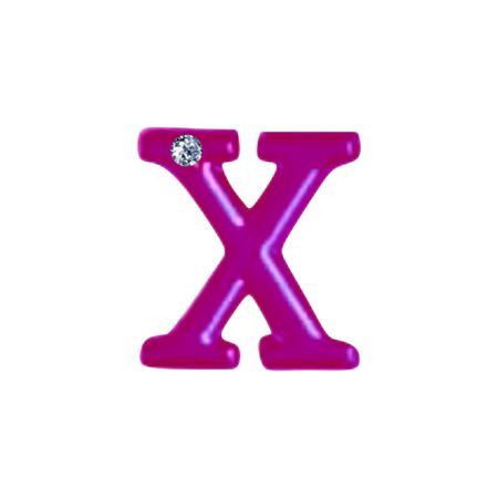 Letras Para Personalização Rosa (HA180R) - X