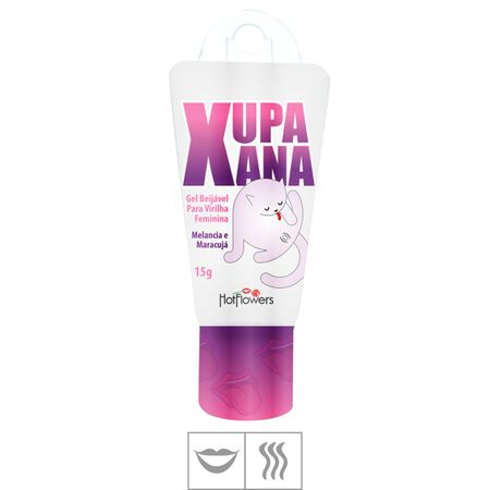 Gel Comestível Xupa Xana Hot Flowers 15g (HC795) - Melancia e Maracujá