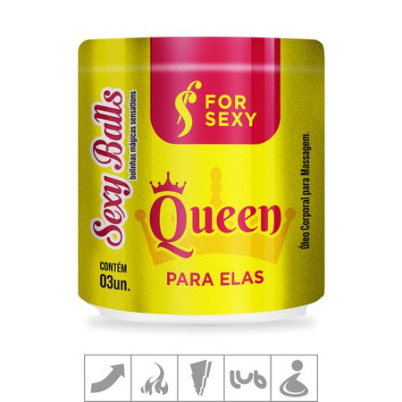 *Bolinha Funcional Sexy Balls 3un (ST733) - Queen