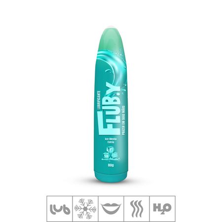 *PROMO - Lubrificante Beijável Flub.y 80g Validade 10/25 (SF4712) - Ice Menta