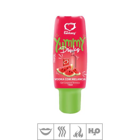 Gel Comestível Yummy Drinks Hot 15ml (ST877) - Vodka c/ Melancia