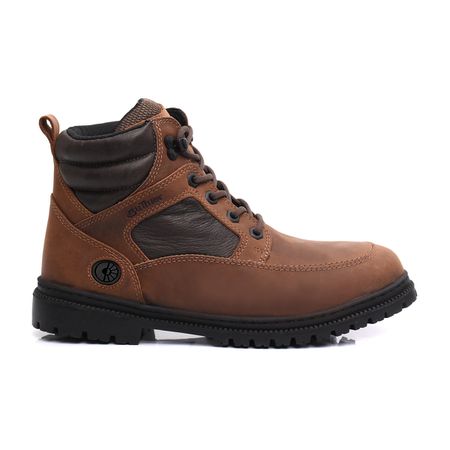 Bota Coturno de Couro Cano Alto - Cabardino Brown - USE BUTHIER