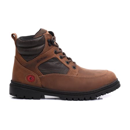 Bota Coturno de Couro Cano Alto - Cabardino Brown - USE BUTHIER