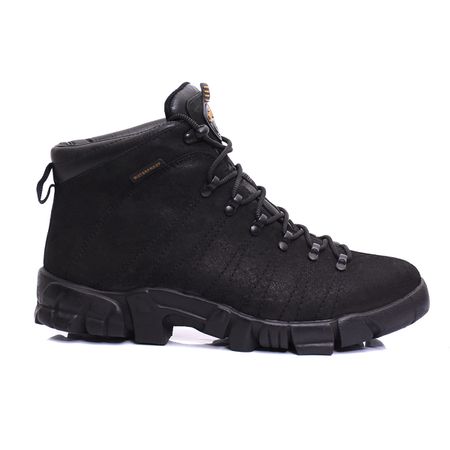 Bota Adventure de Couro Impermeável - Morgem Preta - USE BUTHIER