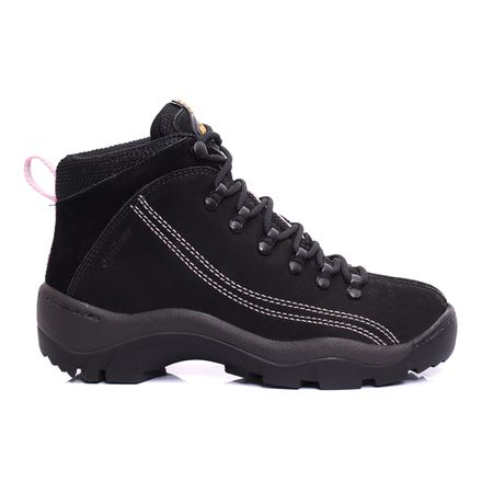 Bota Adventure de Couro Feminina - Canuma Preto e ... - USE BUTHIER