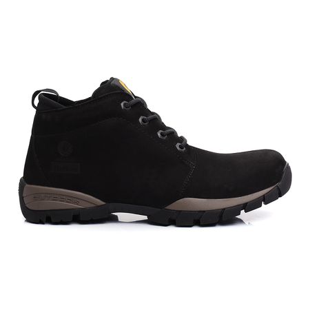 Bota Cano Baixo Masculina de Couro - Batu Preto - USE BUTHIER
