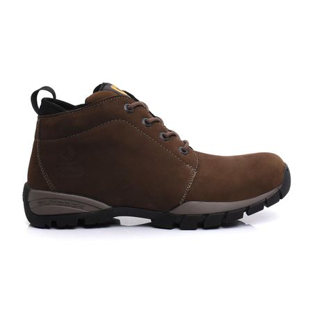 Bota Cano Baixo Masculina de Couro - Batu Musgo - USE BUTHIER