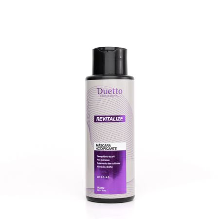Máscara Acidificante Revitalize Duetto Professional 500ml - Loja Duetto Super