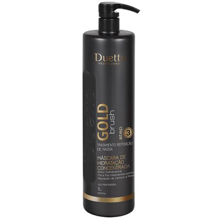 Máscara Hidratante Gold Brush Duetto Professional 1L - Loja Duetto Super