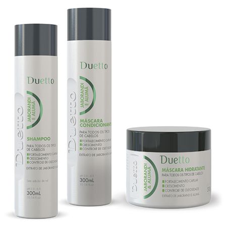 Kit Home Care Jaborandi e Alumã Duetto 500g - Loja Duetto Super