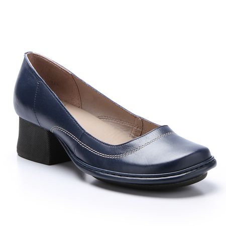 Sapato New Kelly 2 em Couro cor Navy J.Gean - FE0... - J.Gean