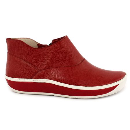 Bota feminina Cano Curto J.Gean Wave em Couro cor ... - J.Gean