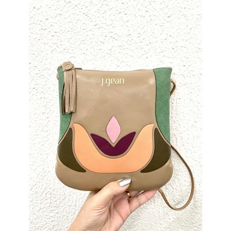 Bolsa de Mão Em Couro FLAMINGO J.Gean Copia - NC00... - J.Gean