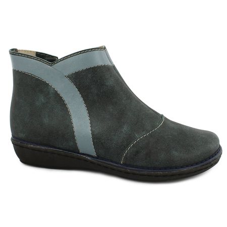 Bota Cano Baixo De Couro Cor Denin J.gean - EN000... - J.Gean