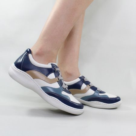 Tênis Joy Feminino em Couro cor Diamante J.Gean - ... - J.Gean