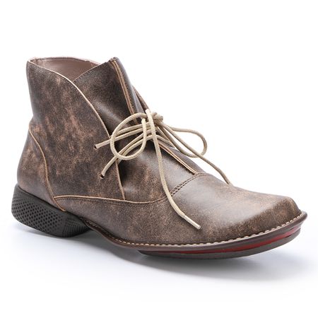 Bota New Exclusiva em Couro cor Café J.Gean - CX0... - J.Gean
