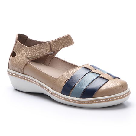 Sapatilha New Jade em Couro cor Flamingo J.Gean -... - J.Gean