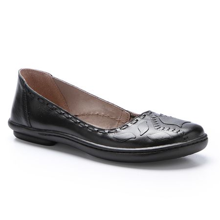 Sapatilha New Lock em Couro cor Preto J.Gean - EM0... - J.Gean