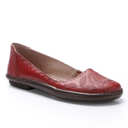 Sapatilha New Lock em Couro cor Wine J.Gean - EM0... - J.Gean