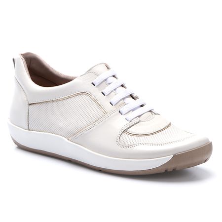 Tênis Feminino New Wave em Couro cor Diamante J.Ge... - J.Gean