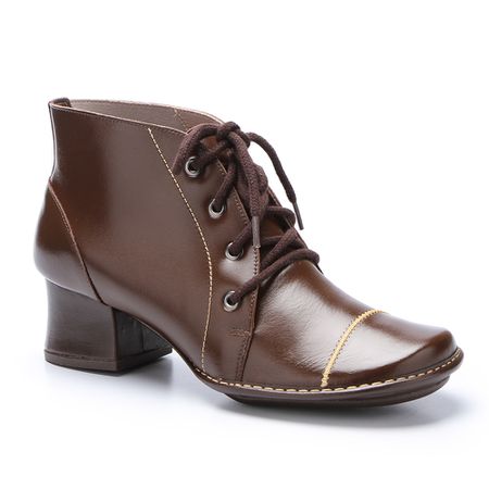 Bota New Kelly Em Couro Caffee J.gean . - DB0031/0 - J.Gean