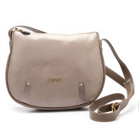 Bolsa Artesanal Em Couro Inox J.Gean - MB0037/01 - J.Gean