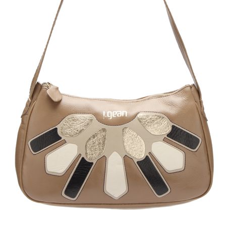 Bolsa Artesanal Em Couro Castanho J.Gean - MB0040... - J.Gean