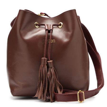 Bolsa Artesanal Em Couro Terra J.Gean - MB0043/02 - J.Gean
