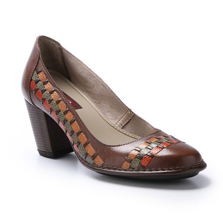 Sapato Ibizza Em Couro Cor Coffee J.Gean - EC0015... - J.Gean