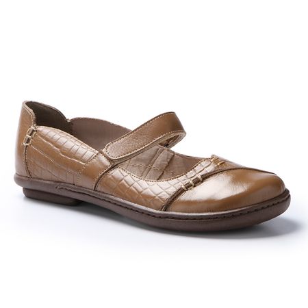 Sapatilha Boneca J.gean Em Couro Cor Suede. - EM00... - J.Gean