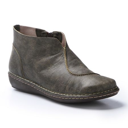 Bota Em Couro Oliva J.gean . - EN0002/01 - J.Gean