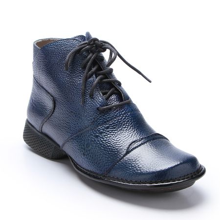 Bota Feminina Cano Baixo em Couro blue J.Gean . - ... - J.Gean