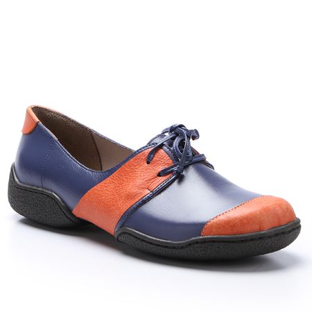 Sapatilha Vitore em Couro cor Naval J.Gean - CL00... - J.Gean