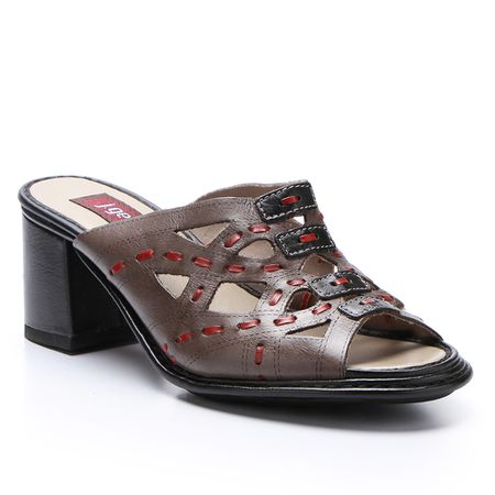 Sandália Lolly B em Couro cor Cannon J.Gean - DM0... - J.Gean