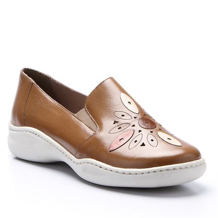 Tênis Joy em Couro cor Mustang J.Gean - EU0022/03 - J.Gean