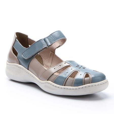 Sapatilha Joy em Couro cor Jeans J.Gean - ET0018/0 - J.Gean