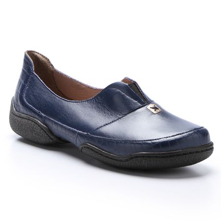Sapatilha Vitore em Couro cor Navy J.Gean - CL007... - J.Gean