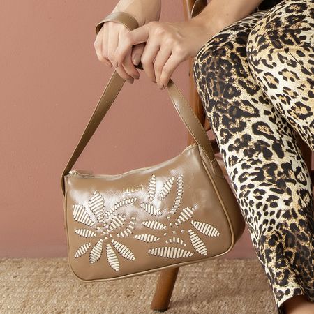 Bolsa Artesanal Em Couro Marrom Castanho J.Gean -... - J.Gean
