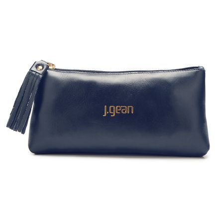 Bolsa de mão em Couro Darkblue J.Gean - NC0001/69 - J.Gean