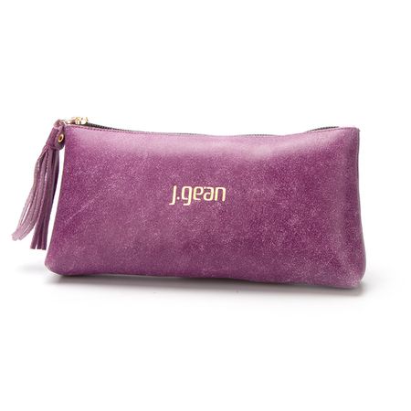 Bolsa de mão em couro cor LILAS J.Gean Copia - NC0... - J.Gean