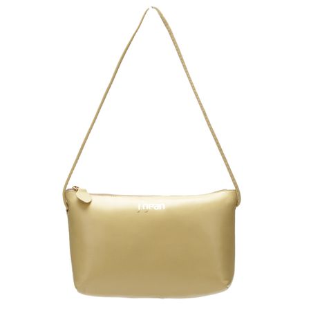Bolsa de Mão Em Couro Amarelo J.Gean - NC0015/79 - J.Gean