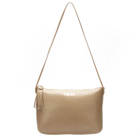 Bolsa artesanal Em Couro Bege J.Gean - NC0044/31 - J.Gean