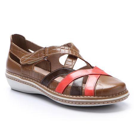 Sapatilha New Nina em Couro cor Sued J.Gean - FY0... - J.Gean