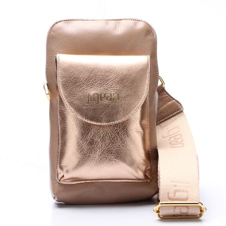 Bolsa Feminina Em Couro Nude J.Gean - PB0025/01 - J.Gean