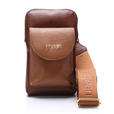Bolsa Feminina Em Couro Mogno J.Gean - PB0025/02 - J.Gean