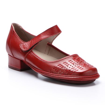 Sapato New Mariah em Couro cor Wine J.Gean - FD002... - J.Gean